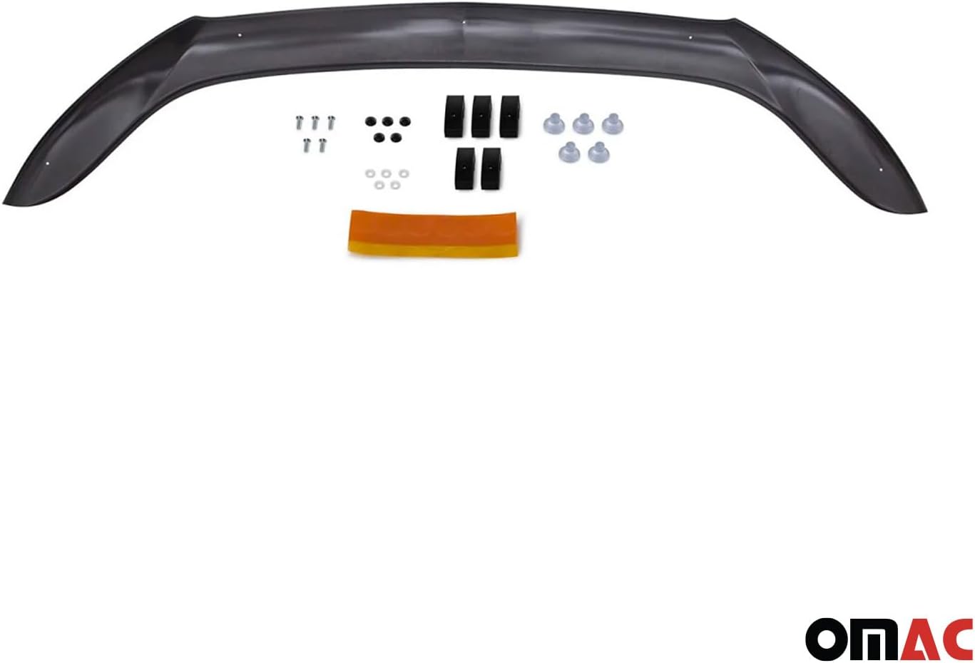 OMAC Front Bug Shield Hood Deflector for Mercedes Metris 2016-2024 Acrylic Smoke