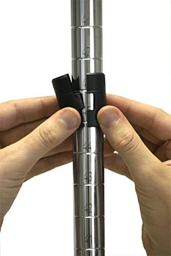 Omega 21" Deep x 36" Wide x 54" High 3 Tier Chrome Starter Shelving Unit