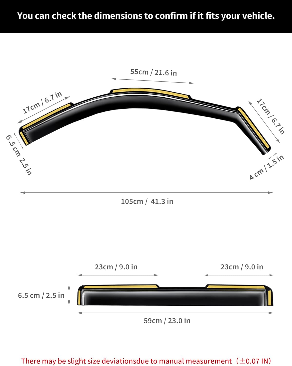 in-Channel Window Rain Guards Fit for Jeep Grand Cherokee 2-Row 2022 2023 2024 2025 (Not for L,Not for 3-Row) Extra Durable Window Deflectors Vent Visors Shades Visors Rain Guards -4 pcs
