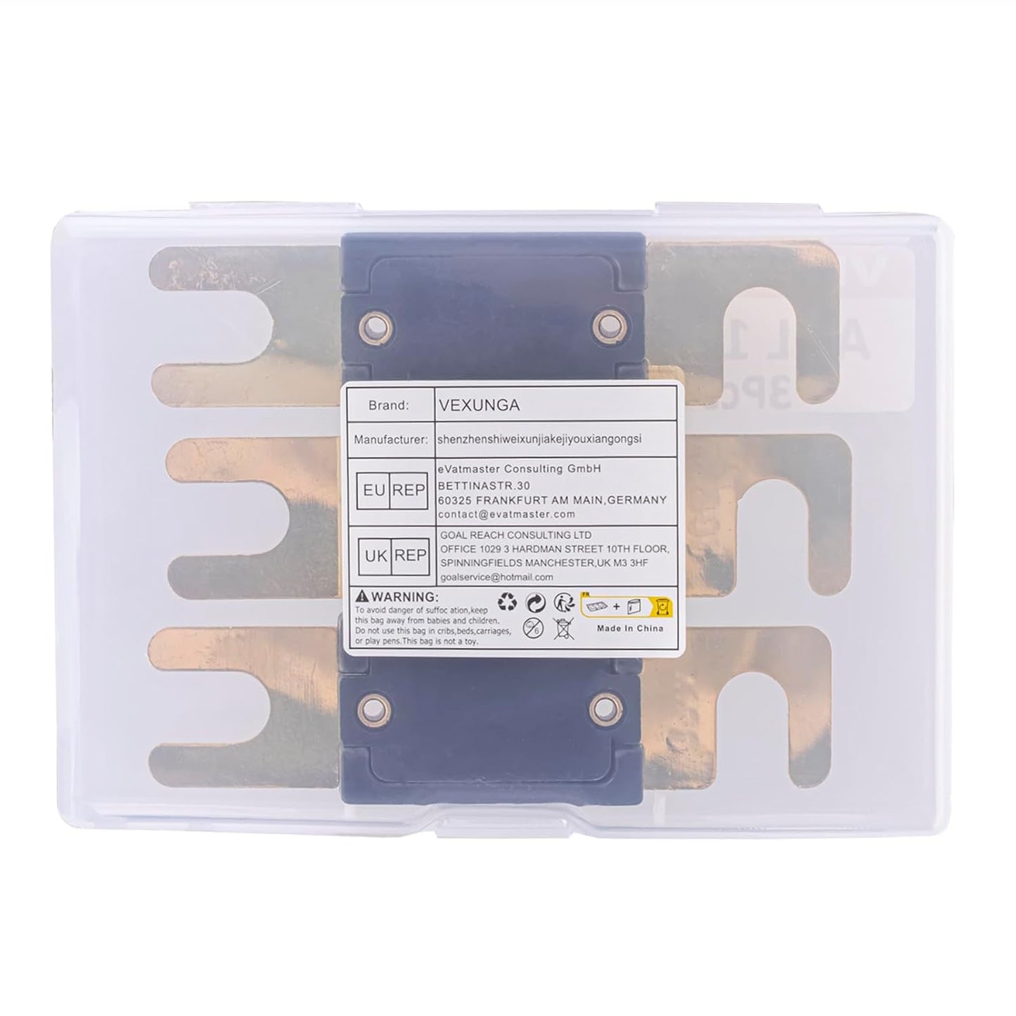 200A ANL Fuse 200 Amp Inline Blade Fuses 32V for Car Audio Inverter Automotive Stereo (Pack of 3 pcs)