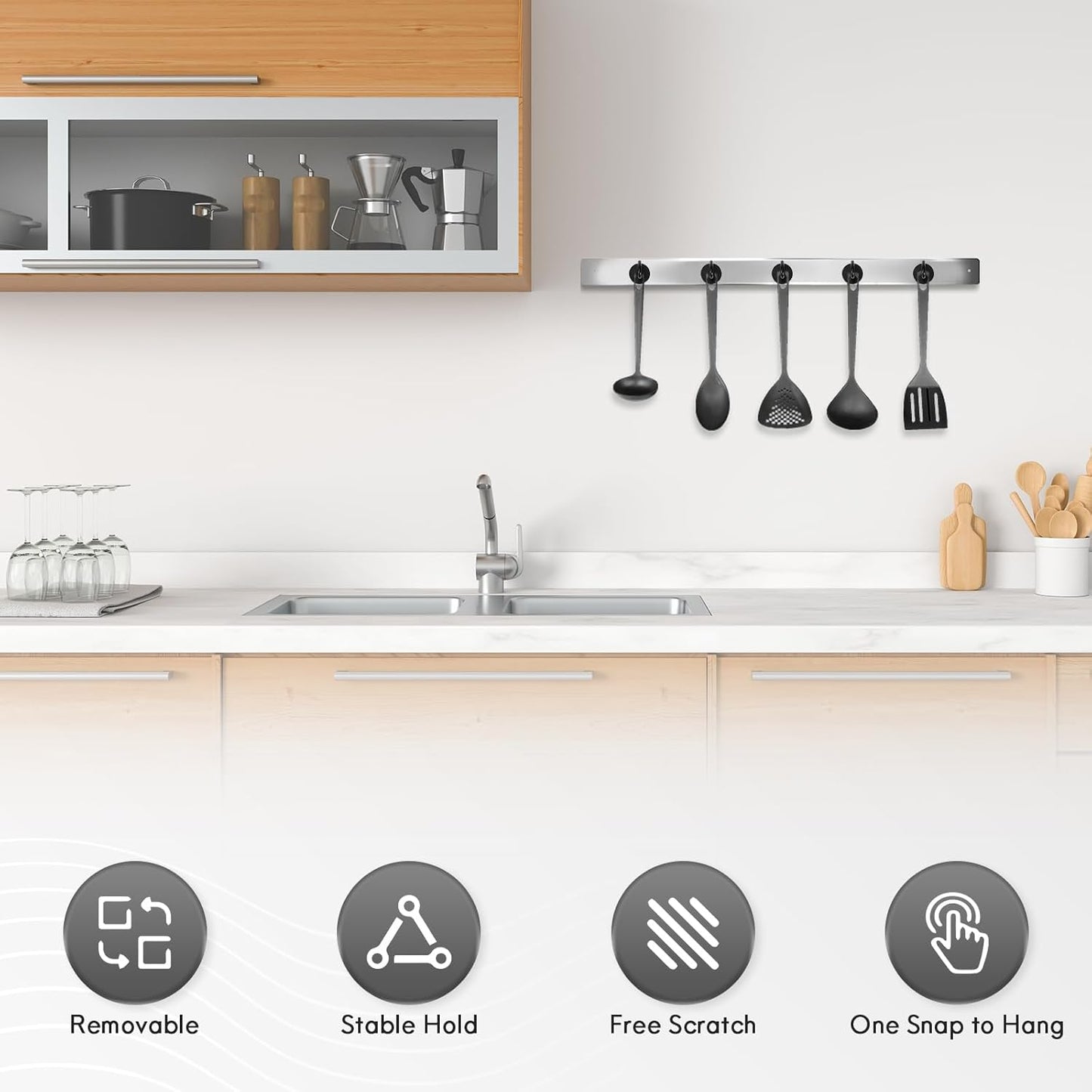 Neosmuk Magnetic Hooks, Cruise Ship Essentials, 30lb+ Heavy Duty Magnetic Hooks for Cruise Cabins, Refrigerator, Grill, Hanging, and Travel | Extra Strong Must-Haves Magnet Hook,Black,Pack of 10