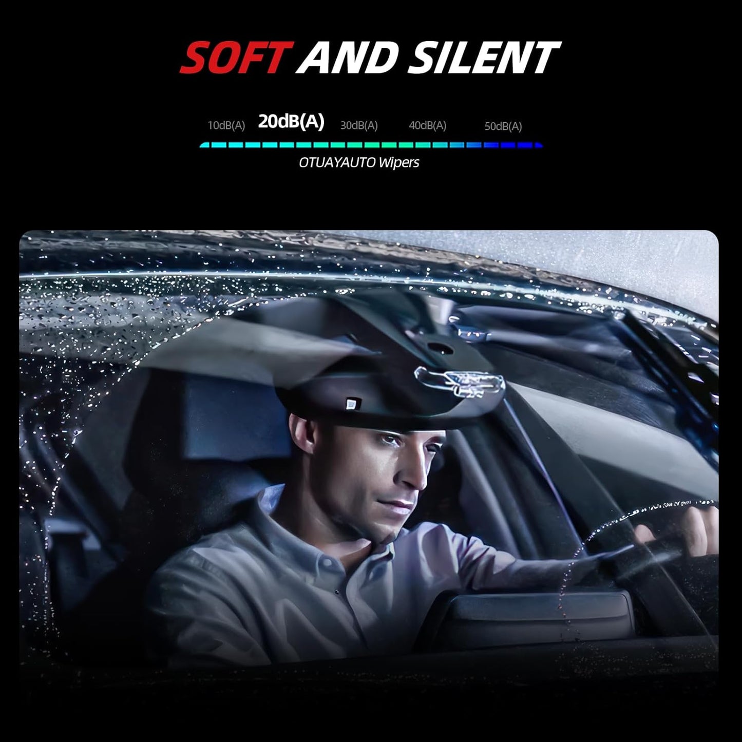 OTUAYAUTO Premium Windshield Wiper Blades - Replacement for Kia Rio 2013-2017 - Precision Fit, All-Weather Performance, Front and Rear Wiper Blades, J/U Hook - 26"+16"+11" (Pack of 3)