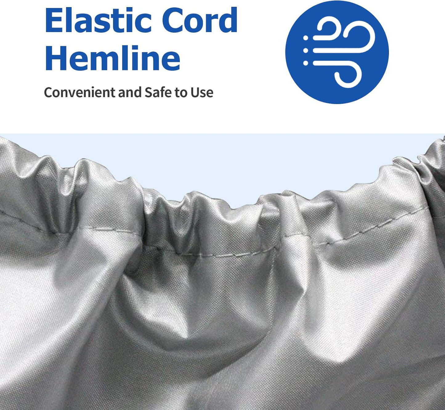 iCOVER Jet Ski Cover - Waterproof Heavy Duty Trailerable Jetski Covers for Seadoo Kawasaki Yamaha Wave Runner, Fits PWC Models Up to 125in Long