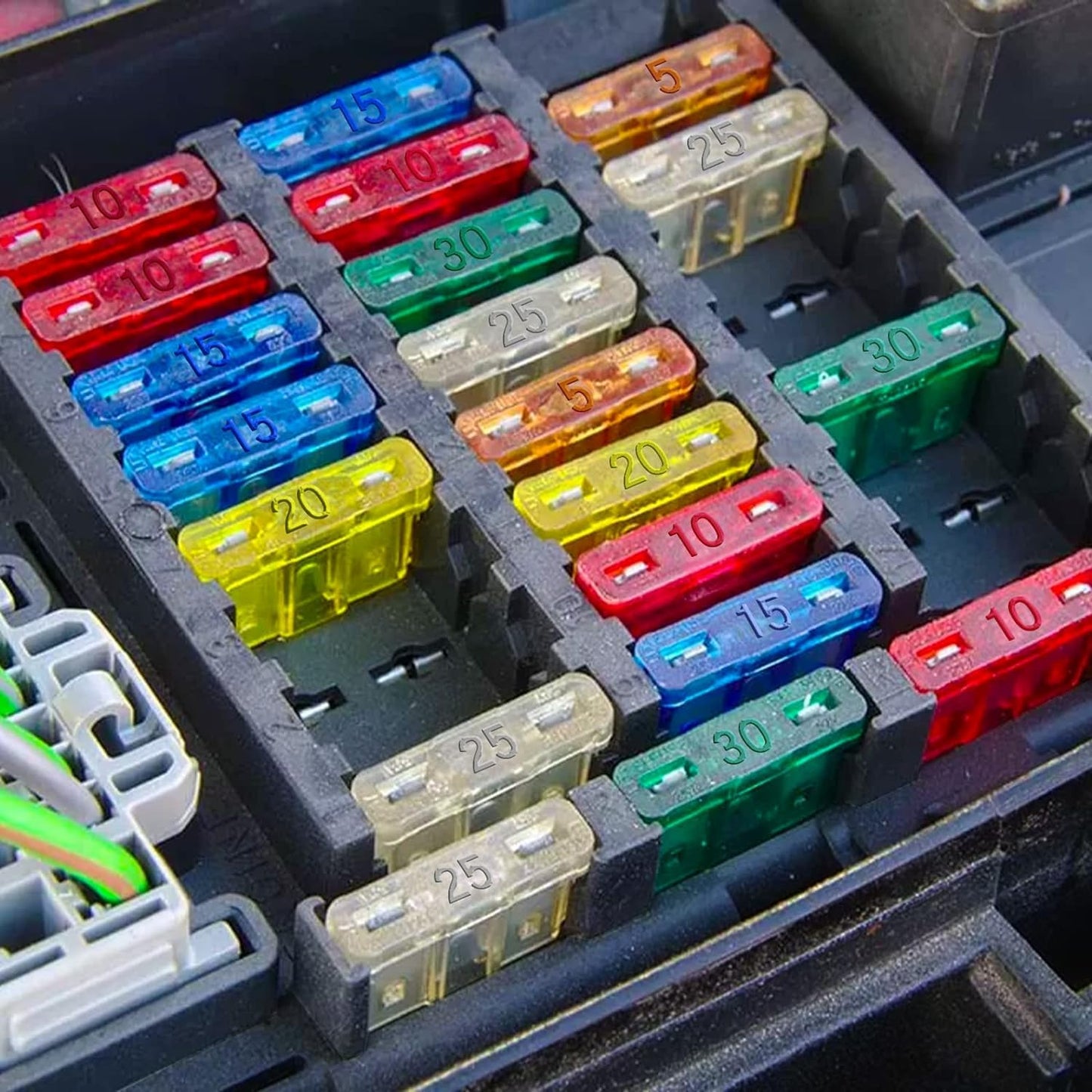 (80Pcs) 40 Amp Standard Fuse, 40A Car Blade Fuses for Car/RV/Truck/SUV/Motorcycle/Boat