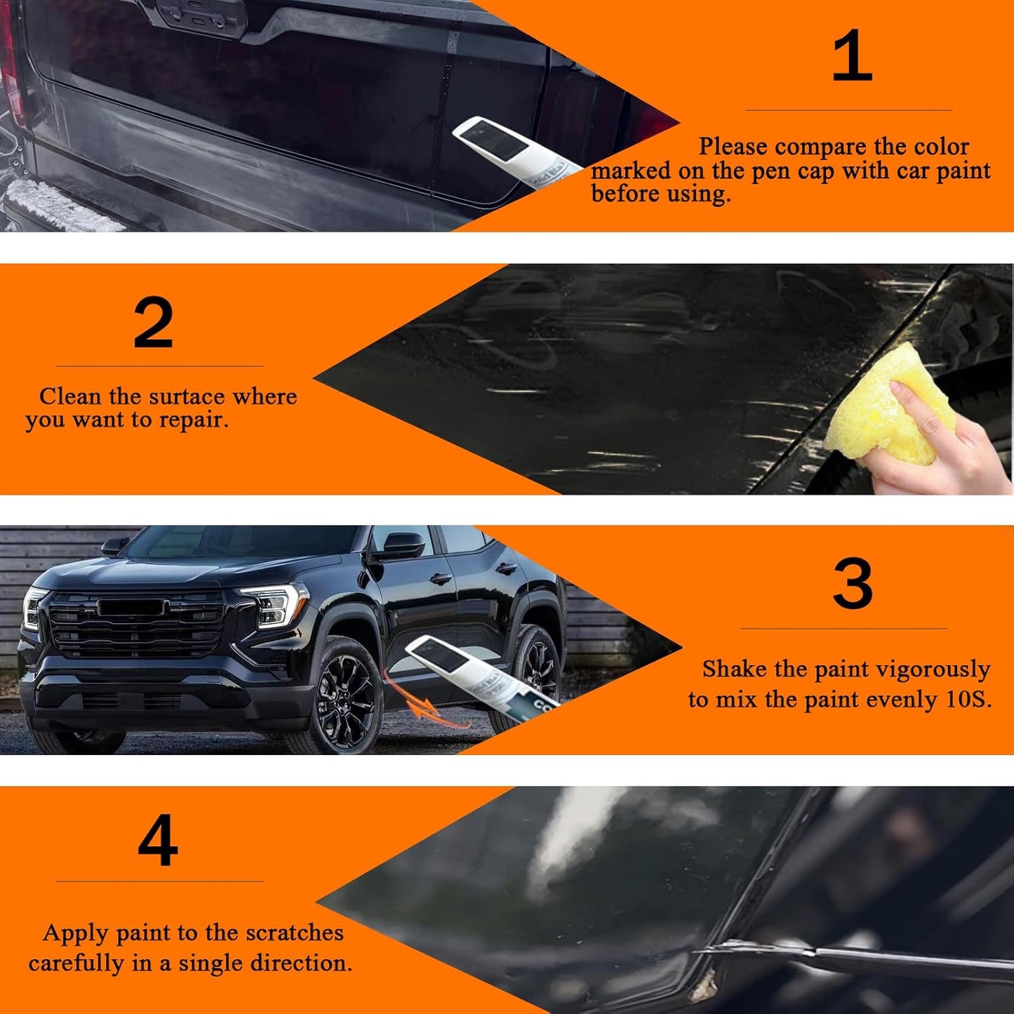 Cardinal Red(G7C/WA130X) Touch Up Paint for GMC, Car Paint Pen Scratch Repair Two-In-One Touch Up Paint, Premium Car Scratch Remover for Deep Scratches