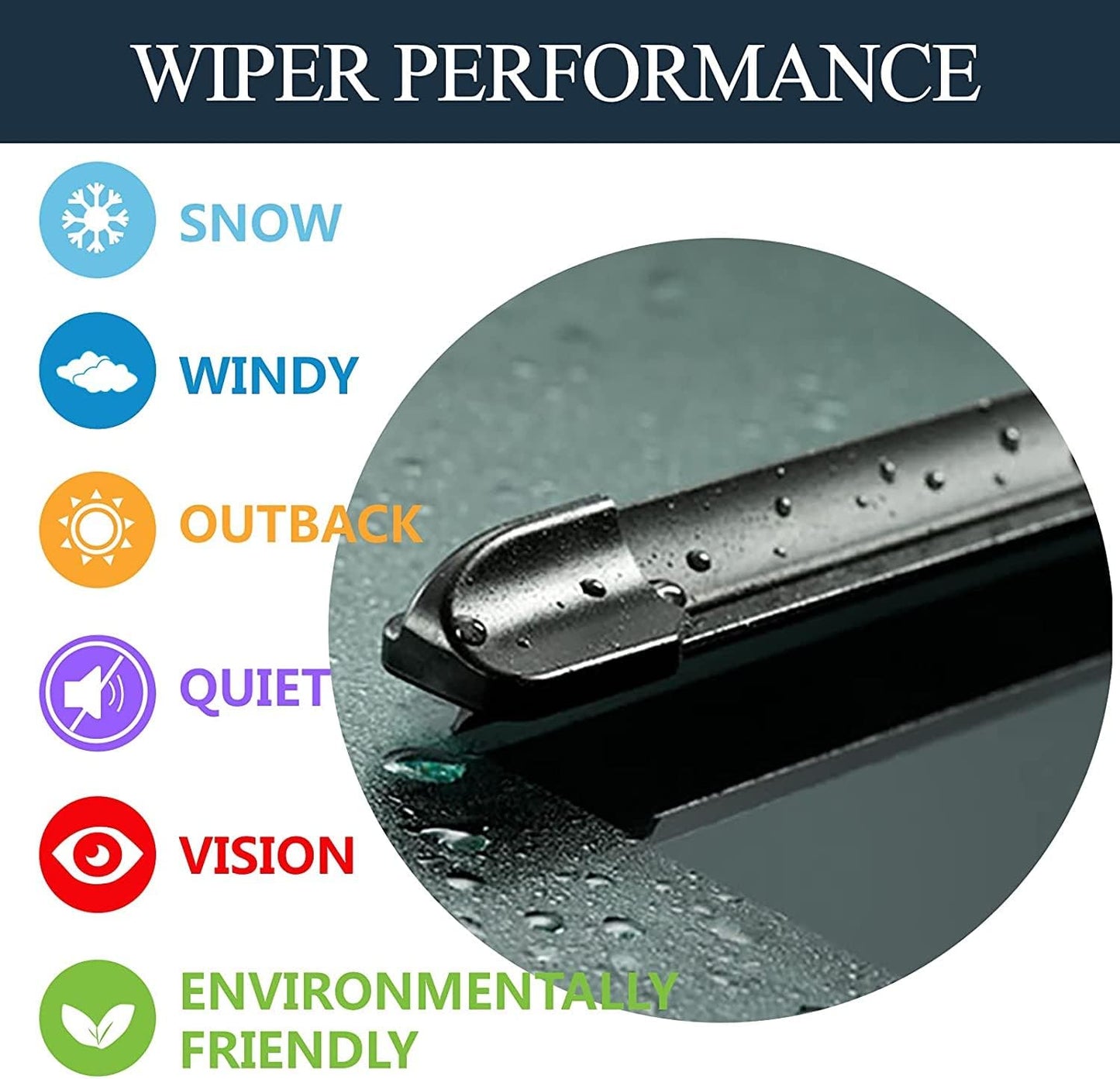 AUTOBOO 24"+20" Windshield Wipers with 12 Inch Rear Wiper Blade Replacement for Toyota 4runner 2010 2011 2012 2013 2014 2015 2016 2017 2018 2019 2022 2023 -Original Factory Quality (Pack of 3)