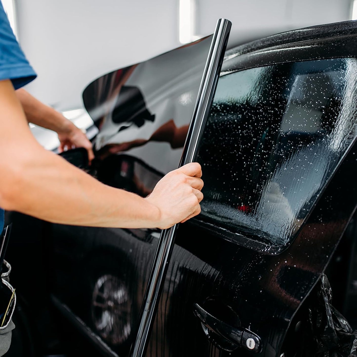 Nano Ceramic Window Tint Film for Cars and Building, Charcoal, 2 Ply Scratch Resistant, Heat Control, and UV 99%, IR 93% Rejection, 20% VLT, 36inx100ft