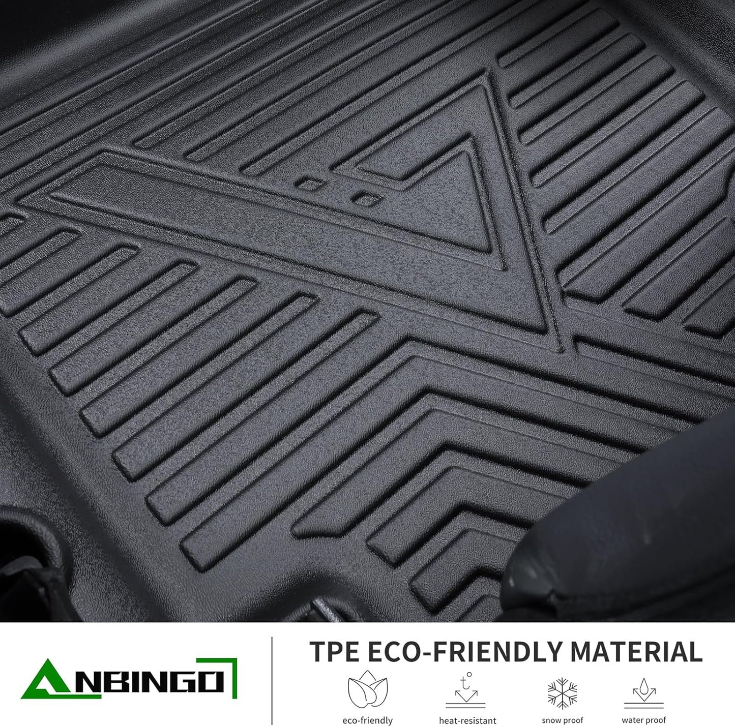 ANBINGO® Floor Mats & Cargo Liner for Kia Forte 2019-2024丨Custom for Forte S | EX | FE | LX | LXS | GT | GT-Line, 3D All Weather Car Floor Liners for Forte, Full Set