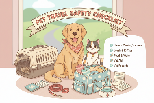 Pet Travel Safety Checklist 🚗🐕✅