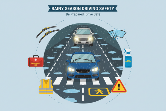 🌧️🚗 Rainy Season Driving Safety Tips & Accessories