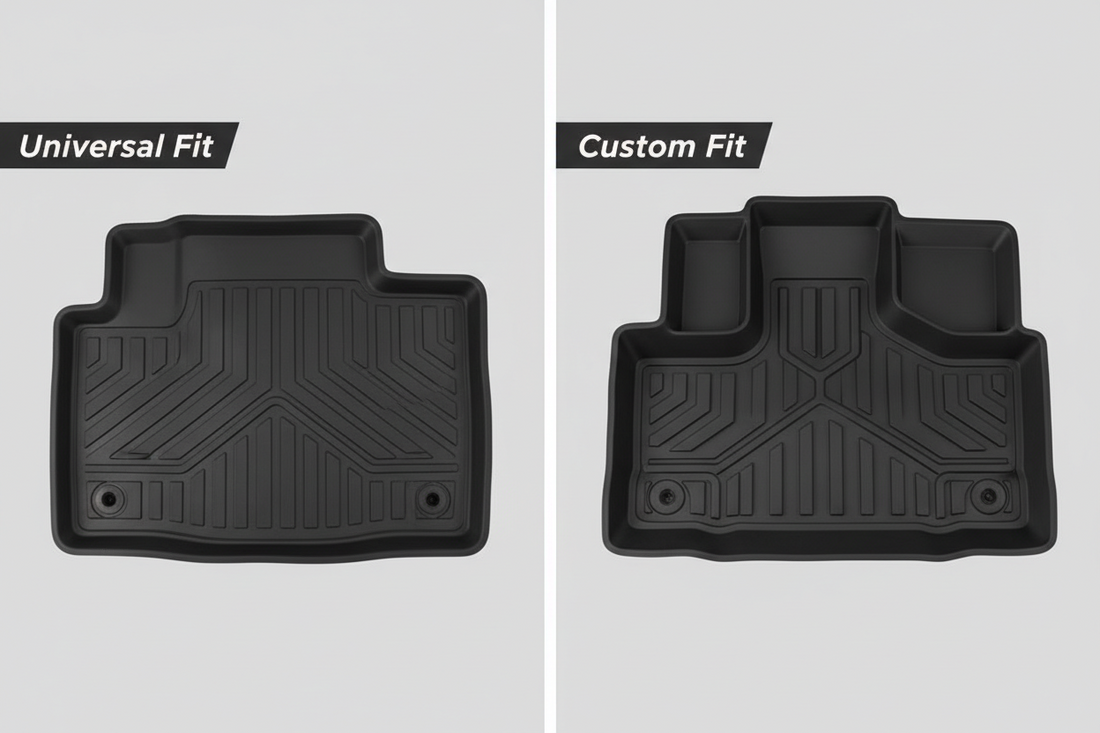 🎯🌦️ Universal vs Custom-Fit All-Weather Mats