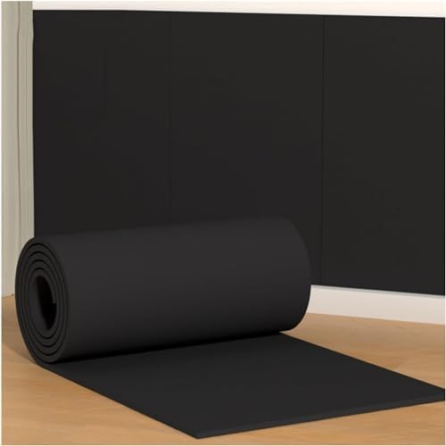 Garage Wall Protectors - Self-Adhesive Foam Shields for Gym & Studio Walls, Grey, 39.3x39.3in - Impact-Resistant Rubber Protection