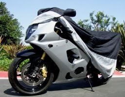 Formosa Covers Deluxe All Season Motorcycle Cover (L). Fits up to 84" Length Sport Bike, Dirt Bike, Small Cruiser.