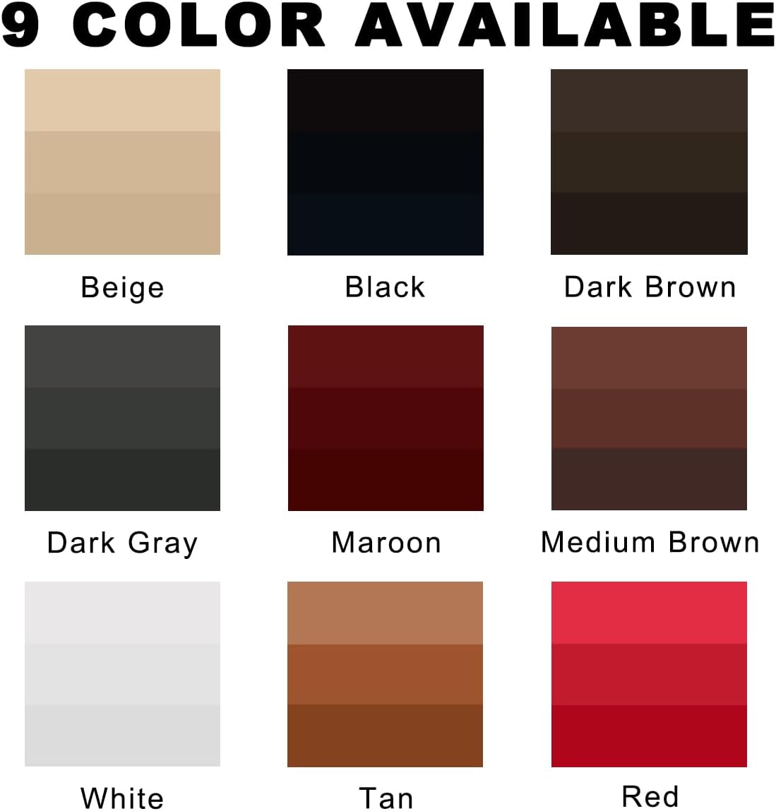 Leather Scratch Repair Balm-Leather Color Restorer for Couches Leather Scratch Remover for Carseat Boots Leather Couch Scratch Repair Couches (Black)