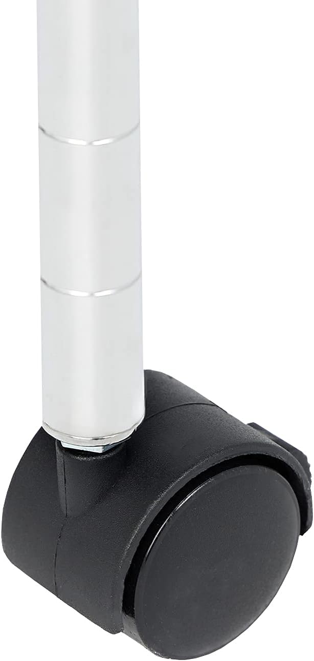 Displays By Jack 5 Tier Heavy Duty Wire Shelving Unit Storage Rack for Products Plant Pantry, Garage, Laundry Racks Durable Shelf Organizer Shelves Stand 14" W x 30" L x 60" H, Chrome