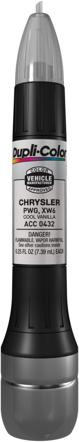 Dupli-Color ACC0432 Scratch Fix All-In-1 Exact-Match Automotive Touch-Up Paint – Chrysler Cool Vanilla – 0.25 oz. Paint Pen