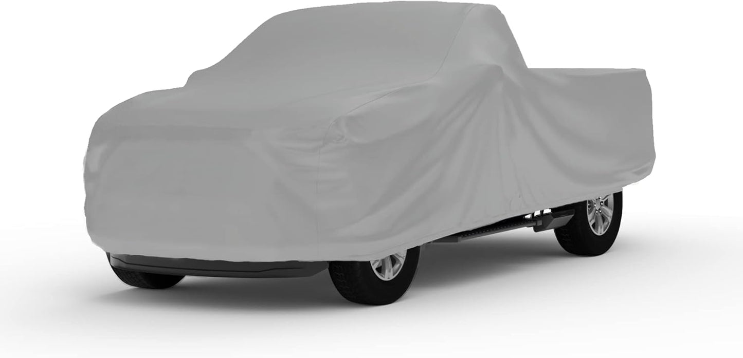 Car Covers Weatherproof Max Truck Cover & Warranty Compatible with Ford 1948-1956 F-1 Regular Cab ~6.5'– Outdoor Cover, Prevents Theft with Cable Lock