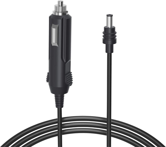 DC to Car Charger Power Cable for Starlink Mini 5M/16.5FT, 100W 20V/5A Output, Support 12~48V Cigarette Lighter, 19AWG Cord, Waterproof Barrel Jack for Outdoor Use, Car, RV, Truck, Boat