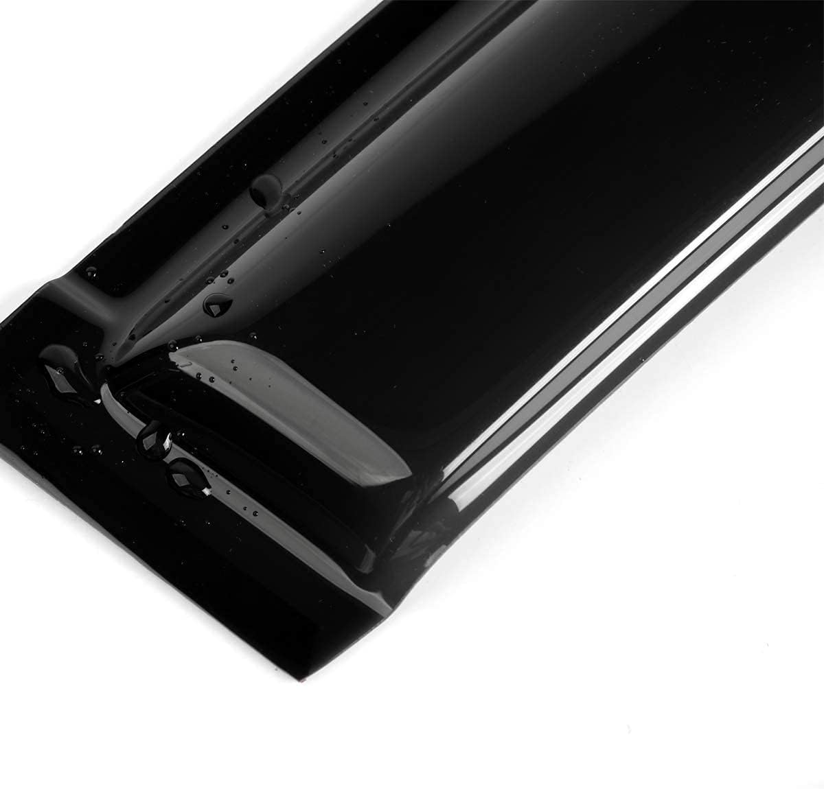 94719 Original Side Window Wind Deflector,4pc Outside Mount Style Nice Sun Rain Guards Set,Window Visor fit for 2000-2004 Nissan Xterra