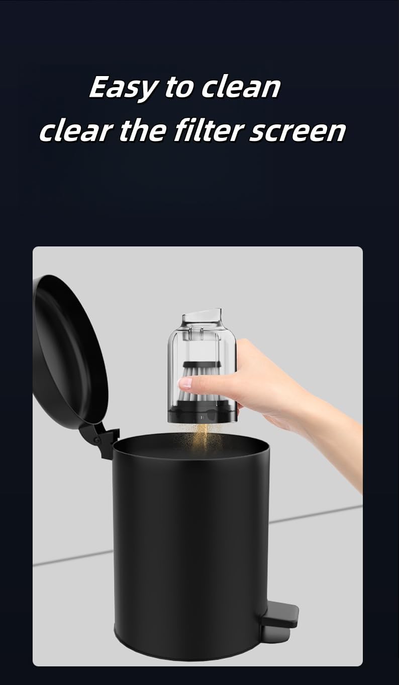 Car Vacuum Cleaner, Handheld Vacuum, Suction/Blowing/Filling 4-in-1, 4000PA/6000PA/12000PA, Large Capacity, Portable Rechargeable (4000PA)