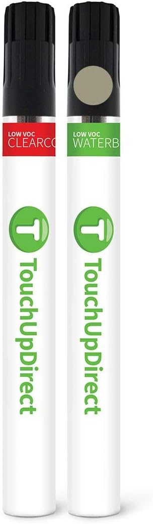 TouchUpDirect 1E3 Phantom Gray Metallic Compatible with Toyota Exact Match Touch Up Paint Brush - Essential Kit