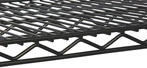 Omega 18" Deep x 24" Wide x 54" High 3 Tier Black Starter Shelving Unit