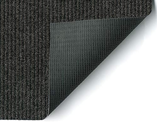 KOECKRITZ Heavy Duty Durable All Weather Indoor/Outdoor Non Slip Entrance Mat Rugs and Runners for Office Business Building Home Garage Front Door (3' x 8', Charcoal)