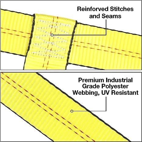 Tire Straps for A Car Trailer Tow Dolly Straps with Flat Hook 14"-19"Heavy Duty Tow Strap UTV Wheel Tie Down Strap for Hauling Cars 4 PK Truck Accessories Rescue Emergency Kit for Vehicles Essentials