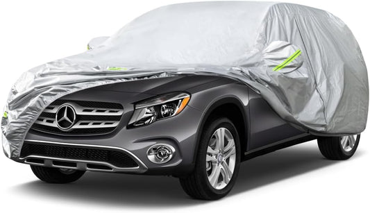 KouKou Oxford Waterproof SUV Car Cover Suitable for Mercedes Benz GLA200 GLA250 GLA35 45 from 2013 to 2025, Windproof All Weather Waterproof Outdoor Cover Sun Rain UV Dust Snow Protection.