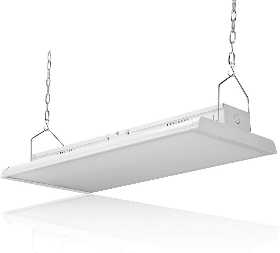 2 FT Linear LED Shop Light, 165W, 22,434LM, Industrial & Warehouse Use, 5000K Daylight, Dimmable, UL & DLC Listed, Garage, Workshop Light