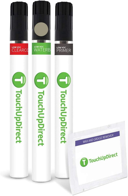 TouchUpDirect 1E3 Phantom Gray Metallic Compatible with Toyota Exact Match Touch Up Paint Brush - Preferred Kit