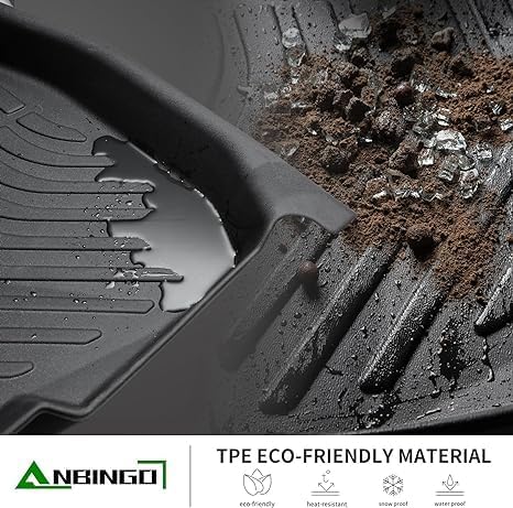 ANBINGO®-Floor Mats for Mazda 3 2025-2019 All Weather Protection TPE Anti-Slip Car Full Set Floor Liners Custom Accessories