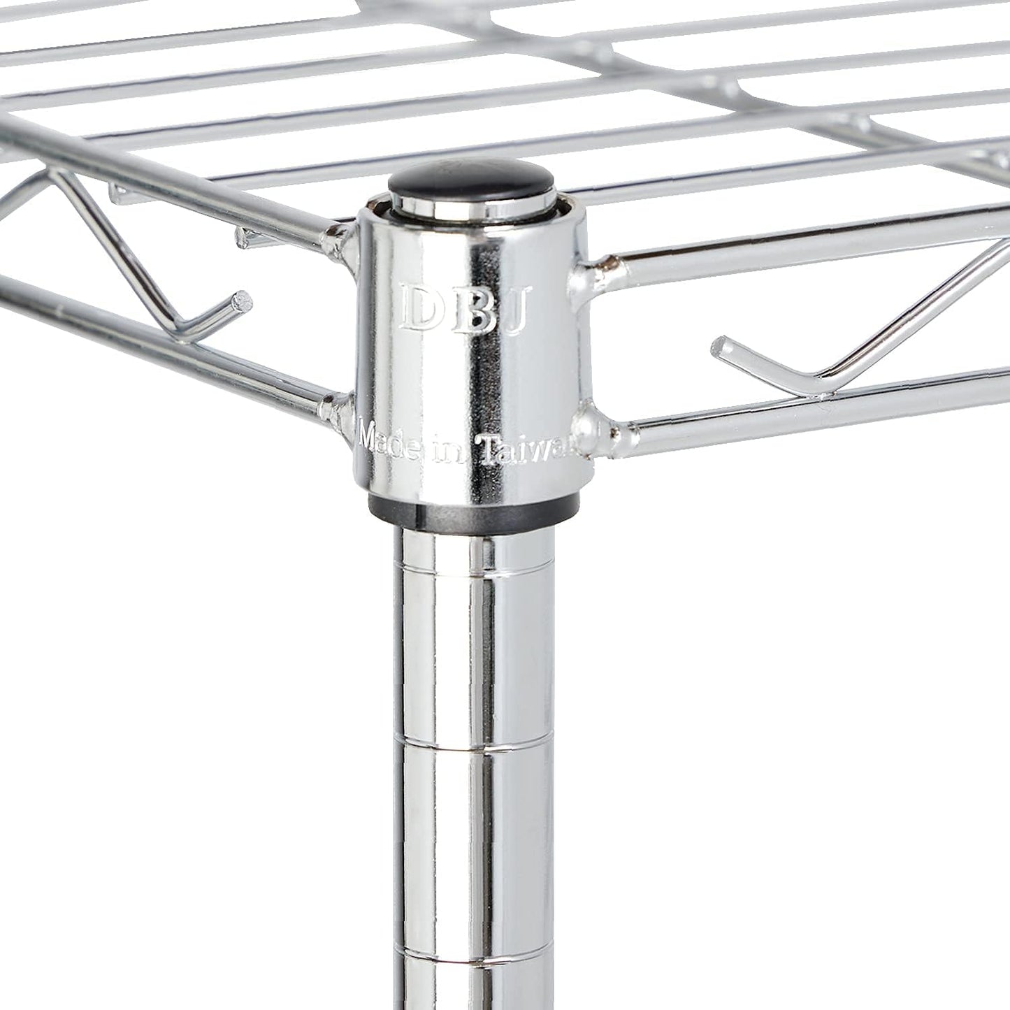 Displays By Jack 5 Tier Heavy Duty Wire Shelving Unit Storage Rack for Products Plant Pantry, Garage, Laundry Racks Durable Shelf Organizer Shelves Stand 14" W x 30" L x 60" H, Chrome