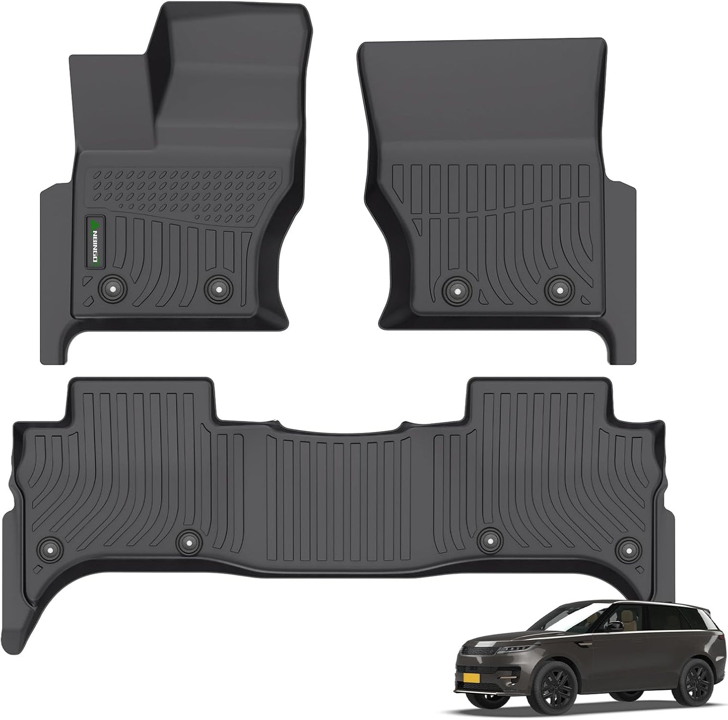ANBINGO- Floor Mats Custom for Range Rover Sport 2014-2022 (Only for Range Rover Sport) All Weather Range Rover Sport Mats, Rover Sport Floor Mat,Range Rover Sport Accessories - Black