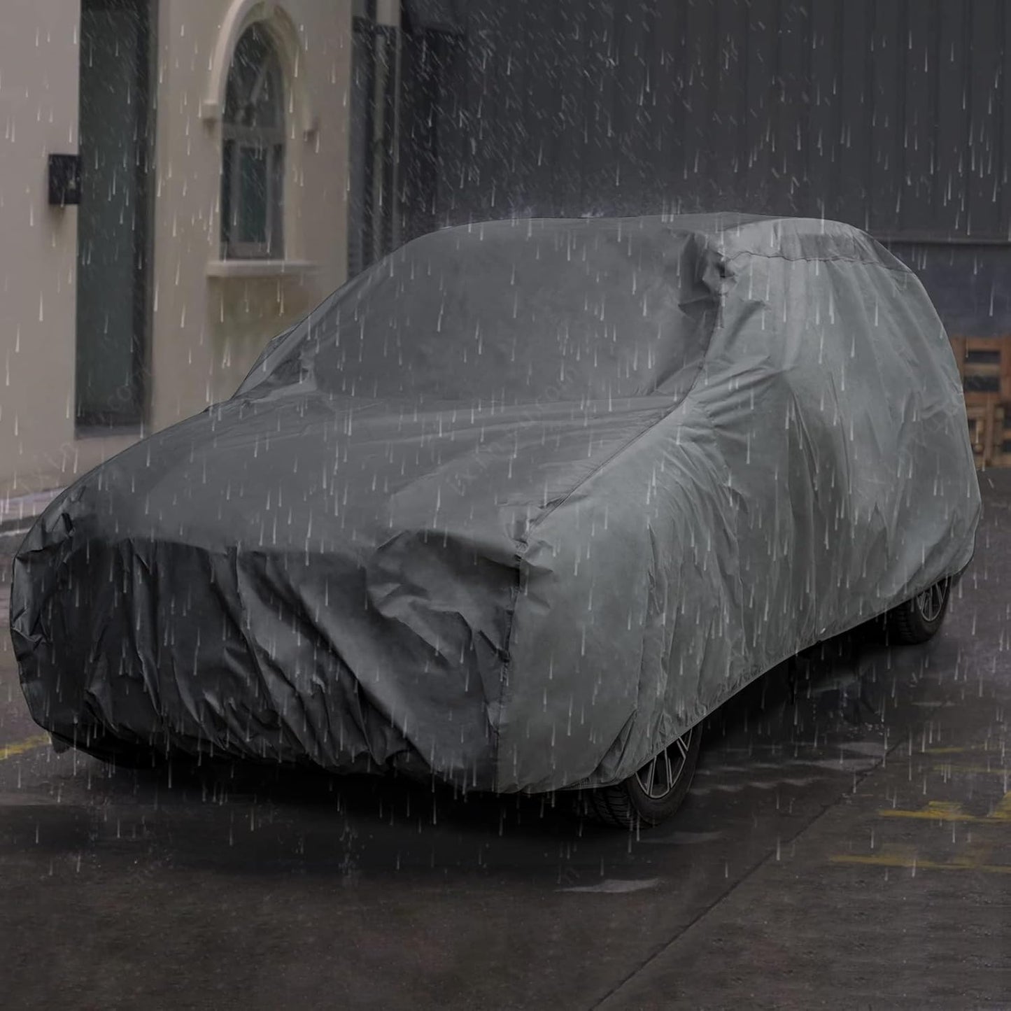 XCAR Ultra Light Waterproof SUV Car Cover for Automobiles All Weather Protection, Windproof & Breathable, Fits Cars Up to 187"