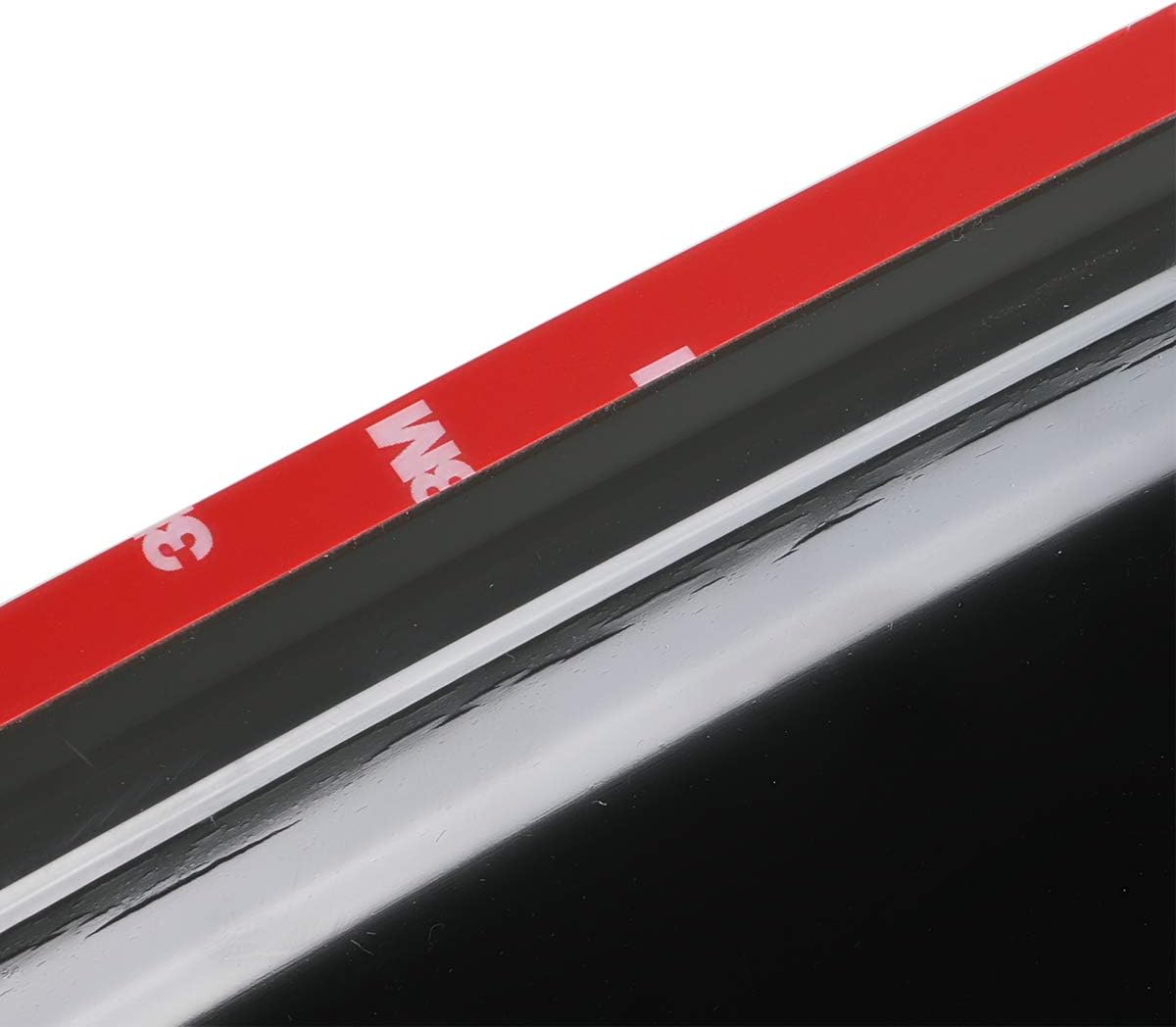 4pcs Shatterproof Outside Mount Style Sun Rain Guard Stylish Side Window Wind Deflectors Dark Smoke Vent Window Visors fit for 01-12 Escape 08-11 Mazda Tribute 05-11 Mercury Mariner 94059