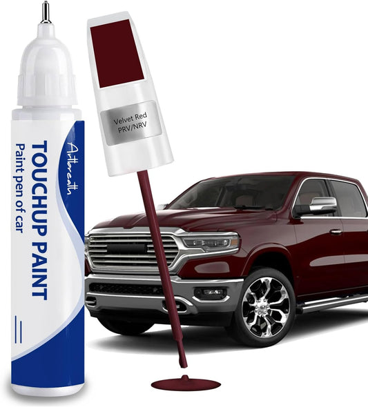 Velvet Red(PRV/NRV) Touch Up Paint for Dodge-Exact Match–Chips and Nicks Car Paint Scratch Repair Kit Automotive Paint Pen for Challenger/Durango/Grand Caravan/Charger/RAM