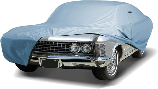 iCarCover Premium Car Cover for 1963-1965 Buick Riviera Heavy Duty Waterproof All-Weather Automobiles Custom Fit Indoor Outdoor UV Snow Protection Covers with Straps and Bag