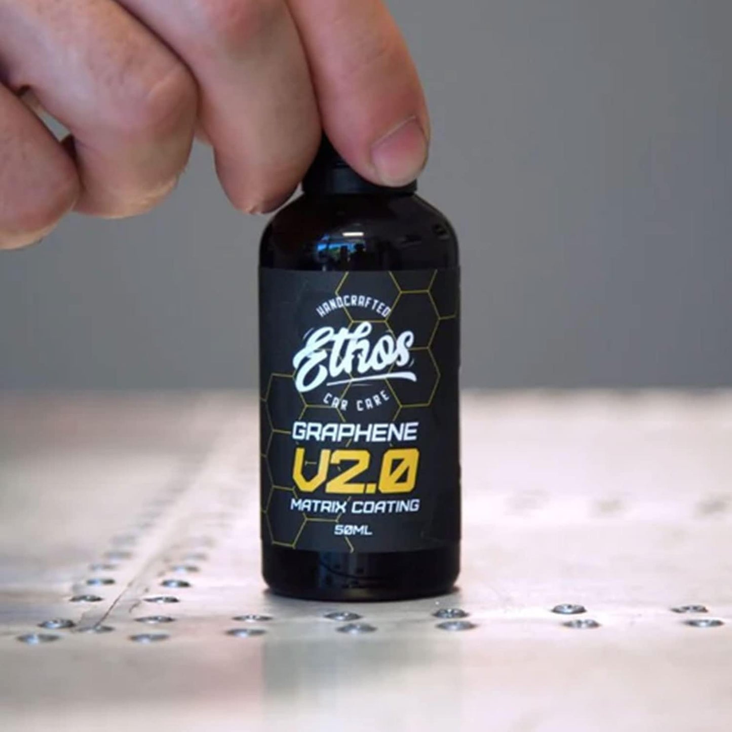 Ethos Handcrafted Car Care Graphene Matrix Coating with Applicator - Graphene Ceramic Coating | 5+ Years of Protection | Incredible Hydrophobic - Revolutionary Graphene Nanotechnology