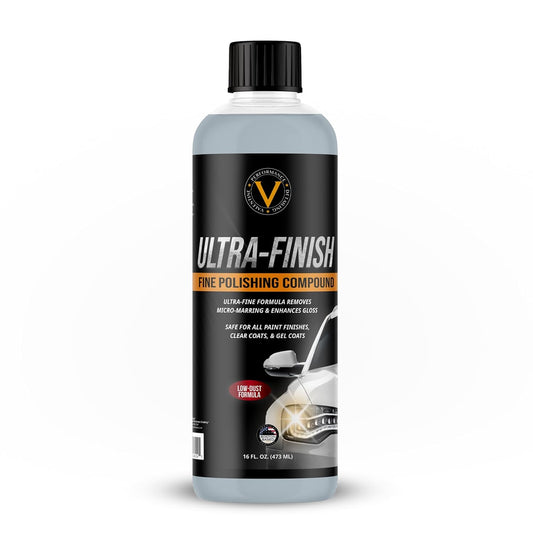 VPD Ultra-Finish Fine Polishing Compound 16 oz – Final Step Car Polish & Rubbing Compound for Cars, Removes Micro-Marring & Fine Swirls, Enhances Gloss & Depth, Safe for Clear Coats, Silicone-Free