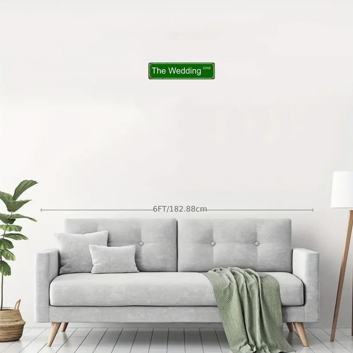 The Wedding zone Space Vintage Metal Tin Street Sign Bar Cafe Garage Cave Home Room Wall Bathroom Farmhouse Garden Porch Patio Decor, 16 x 4 Inch