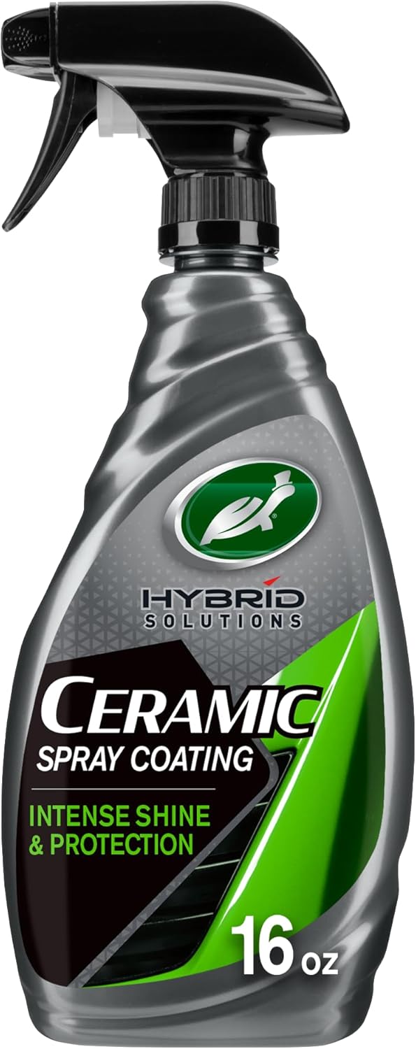 Turtle Wax 53409 Hybrid Solutions Ceramic Spray Coating, Incredible Shine and Protection for Car Paint, Extreme Water Beading, Safe for Cars, Trucks, Motorcycles, RV's and More, 16 oz. (Pack of 1)