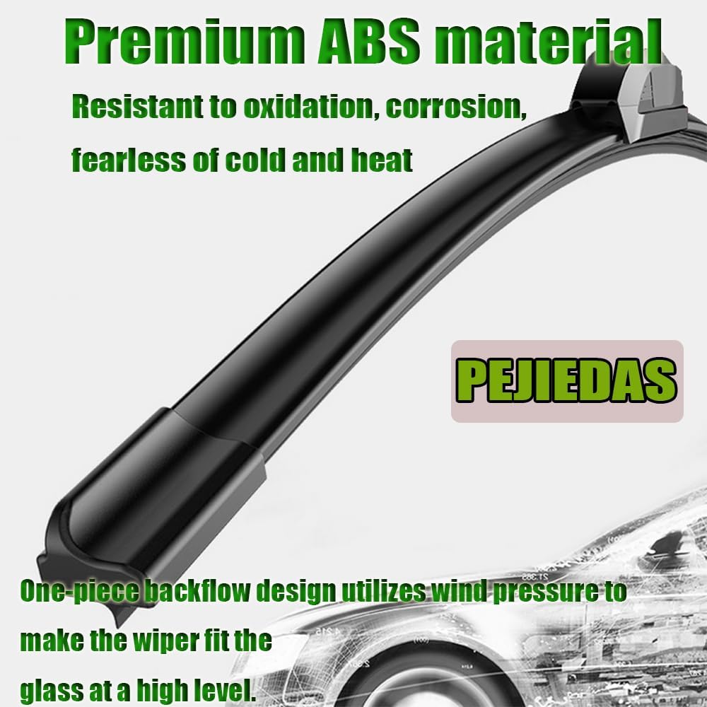 Front Wiper + Rear Wiper Blades for Toyota Rav4 2013-2018 (26 inch + 16 inch + 10 inch Wiper Blades) OE Original Style