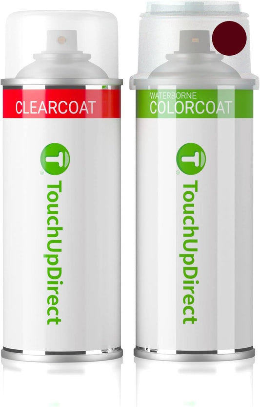 TouchUpDirect 3T3 Ruby Flare Pearl Compatible with Toyota Exact Match Touch Up Paint Aerosol - Essential Kit