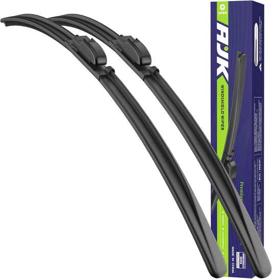 AJK Windshield Wiper Blade, OEM Quality Front Windshield Wipers for Honda Accord 2013 2014 2015 2016 2017, 26" 19" Window Blades (Set of 2)