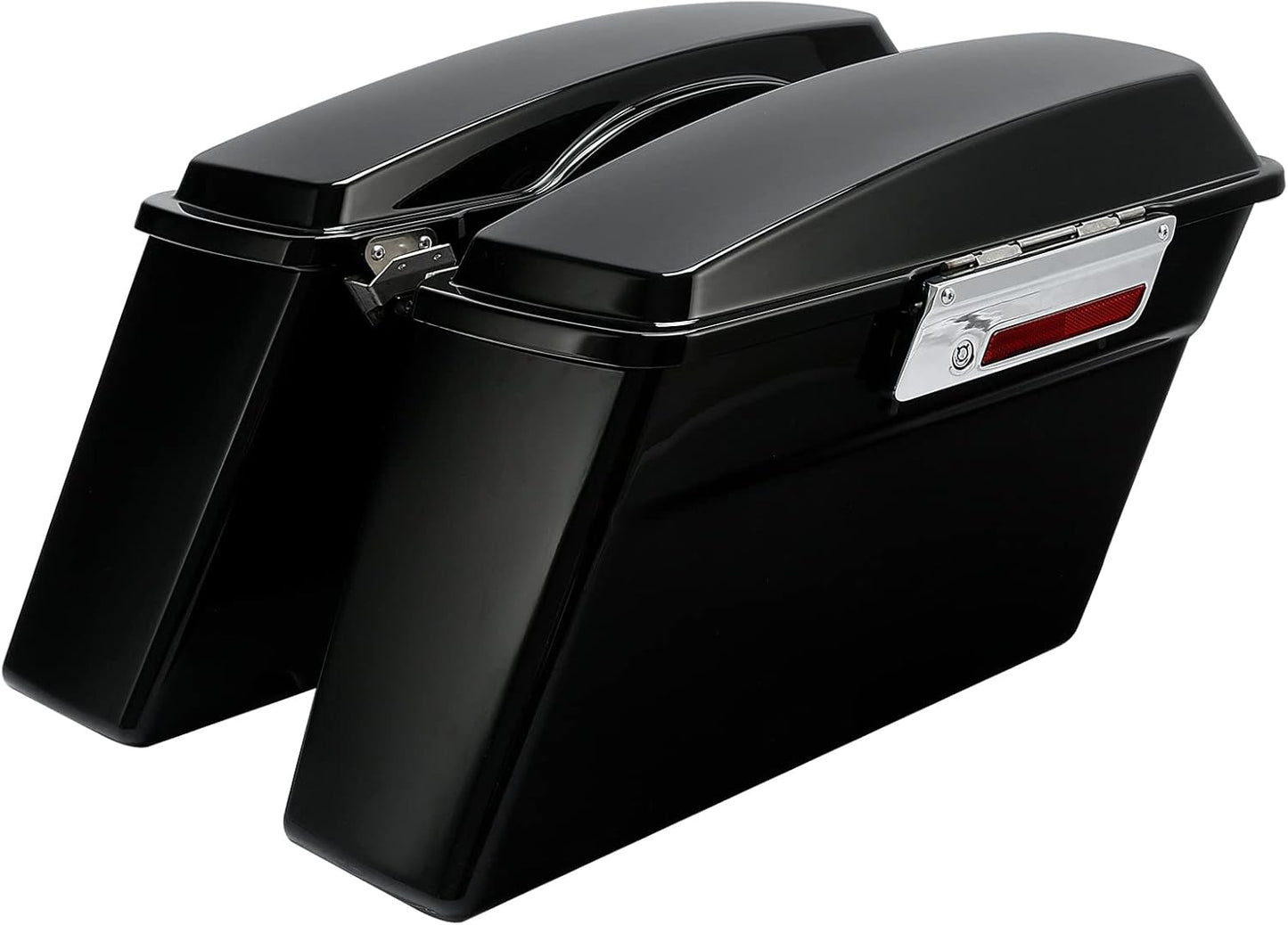 Green-L Gloss Black Hard Saddlebags Fit for Harley Touring Road King Street Glide Electra Glide Ultra 1994-2013