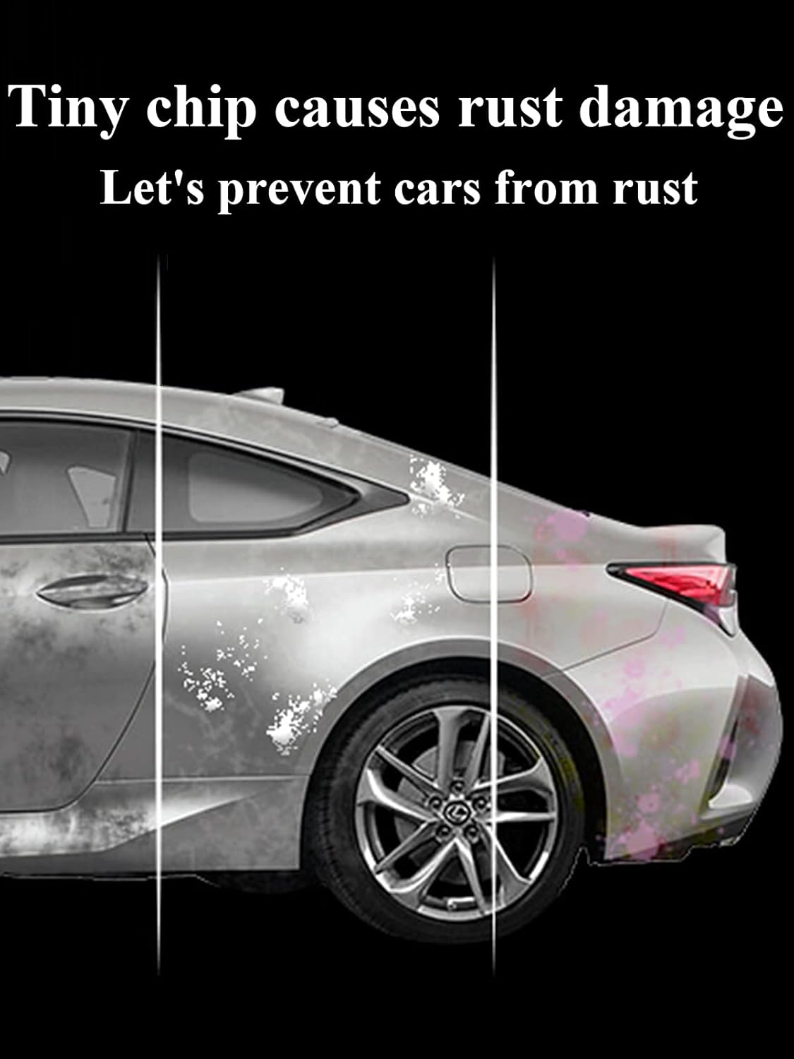 SYOAUTO White Platinum UG Touch Up Paint Fit for Ford Cars Auto Touch up Paint Scratch Repair Automotive Scratch Remover 2 in 1 White Platinum