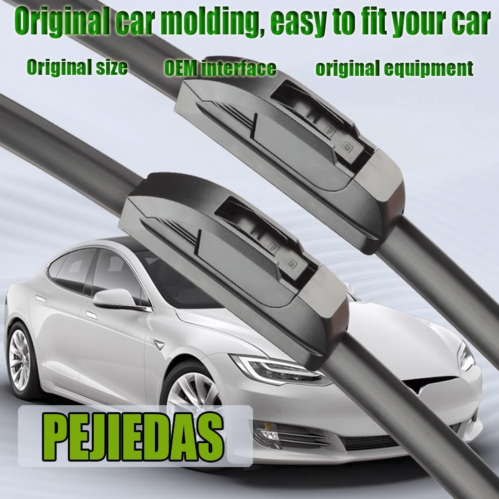 Set of Wiper Blades, Front Wiper + Rear Wiper Blades for Hyundai Santa Fe 2013-2018/Santa Fe XL 2019 (26 inch + 14 inch + 13 inch Wiper Blades）OE Original Style