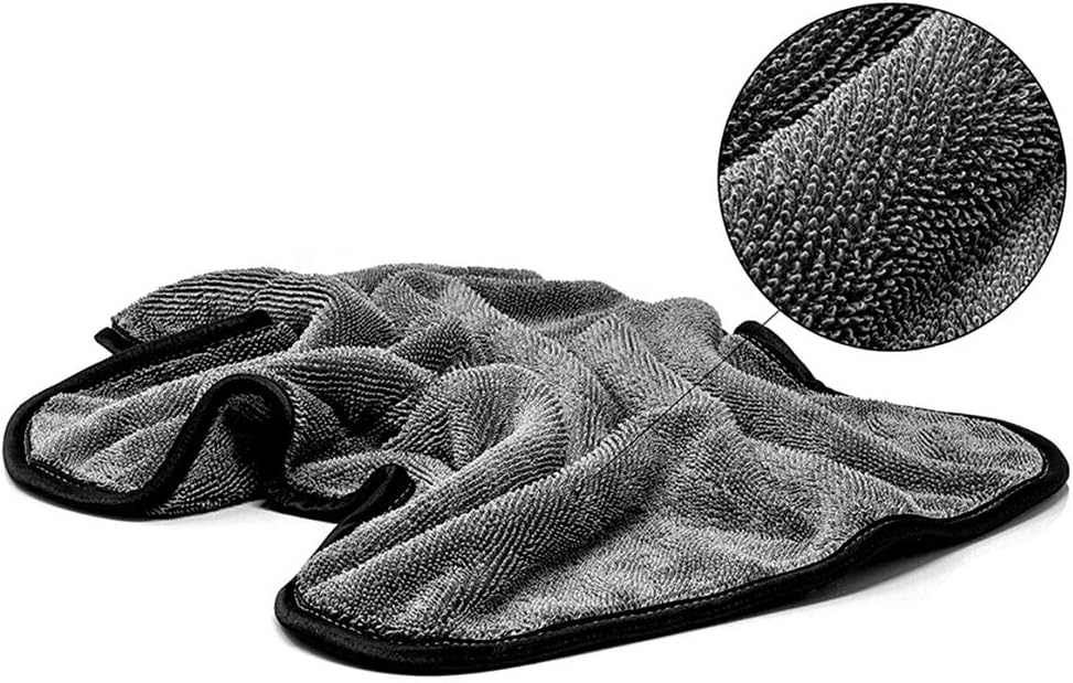 SOFTBATFY Microfiber Car Drying Towel, Shiny Bath Drying Towel Shower Cubicles Cloth for Water Removal in Shower and Bathroom (16x16inches*3pack)