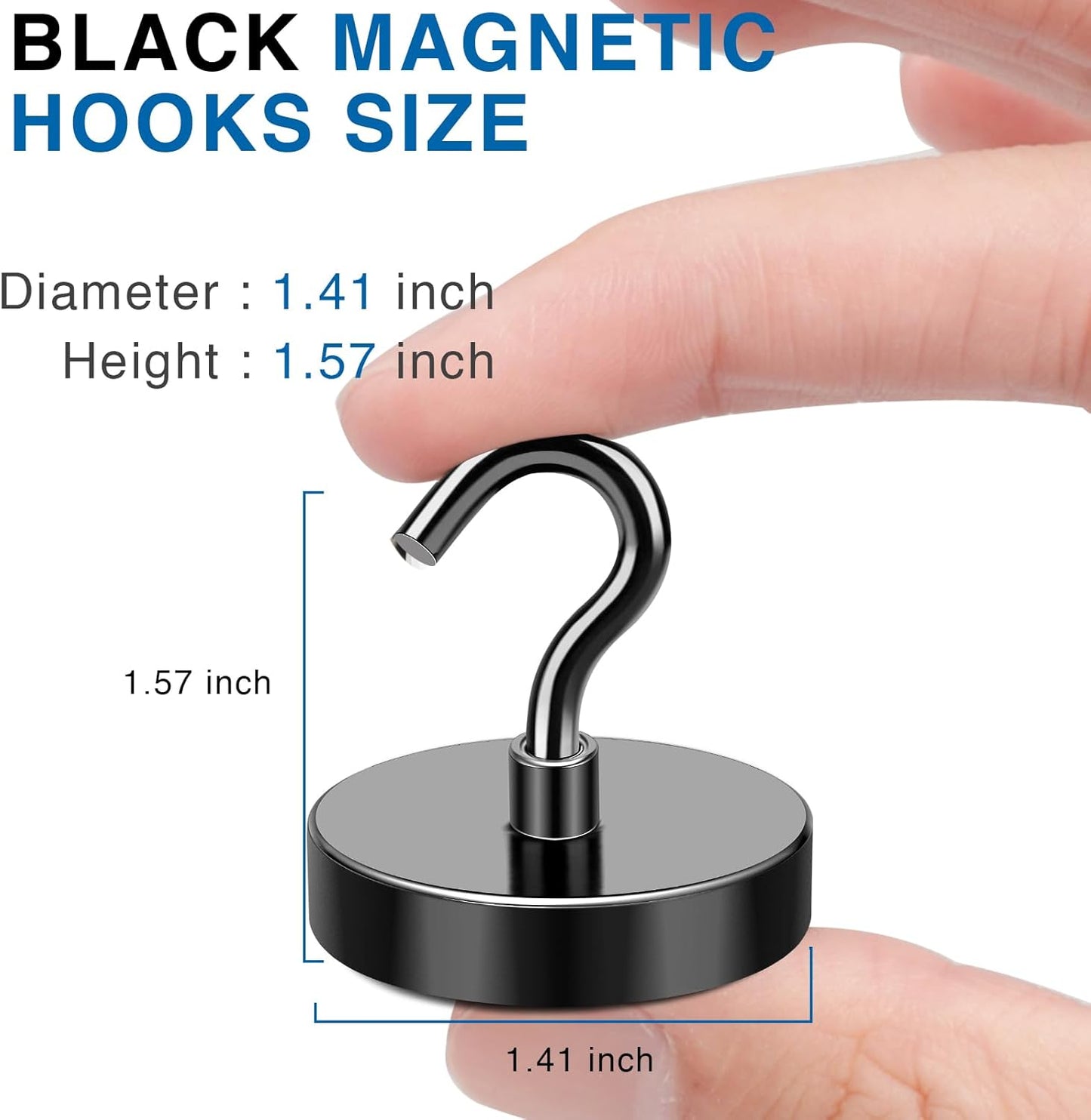 LOVIMAG Magnetic Hooks for Cruise Cabins,150lbs Cruise Magnets for Door,Cruise Ship Essentials for Travel, Strong Magents Heavy Duty with Epoxy Coating for Hanging, Refrigerator, Kitchen-12 Pcs